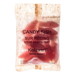 Kolsvart Sour Raspberry Swedish Fish