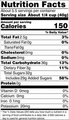 Dried Cranberries Nutrition Facts