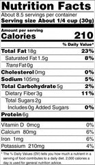 Salted Spanish Marcona Almonds Nutrition Facts