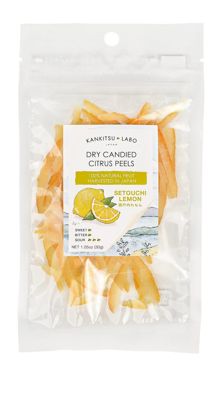 Kankitsu Labo Setouchi Lemon Candied Citrus Peel Bag