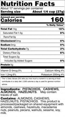 Nut Passion Gift Tin Simply Roasted Nut Mix Nutrition