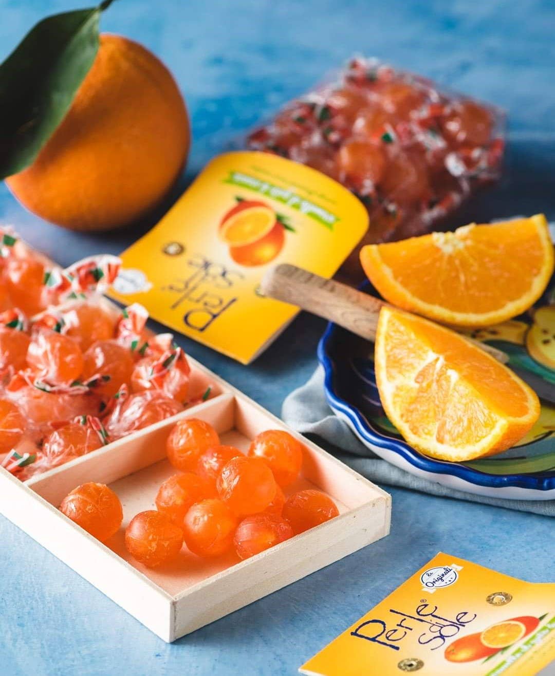 Perle di Sole Original Orange Drops from Sorrento - 7.05oz Bag