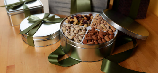 tin with assorted nuts