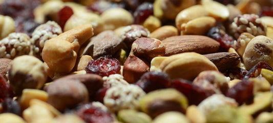nuts with cranberries
