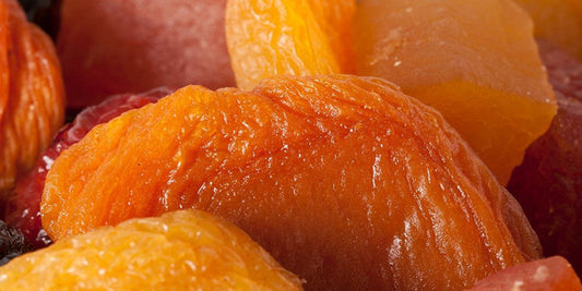 different dried fruits