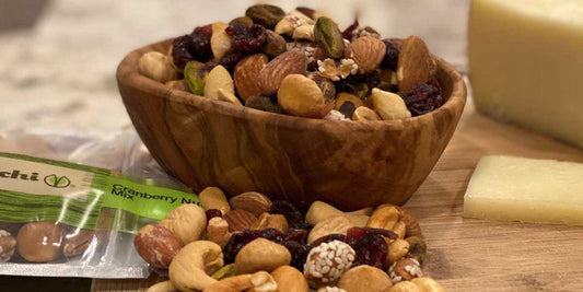 bowl with mixed nuts