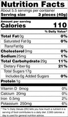 Dried California Pears Nutrition Facts