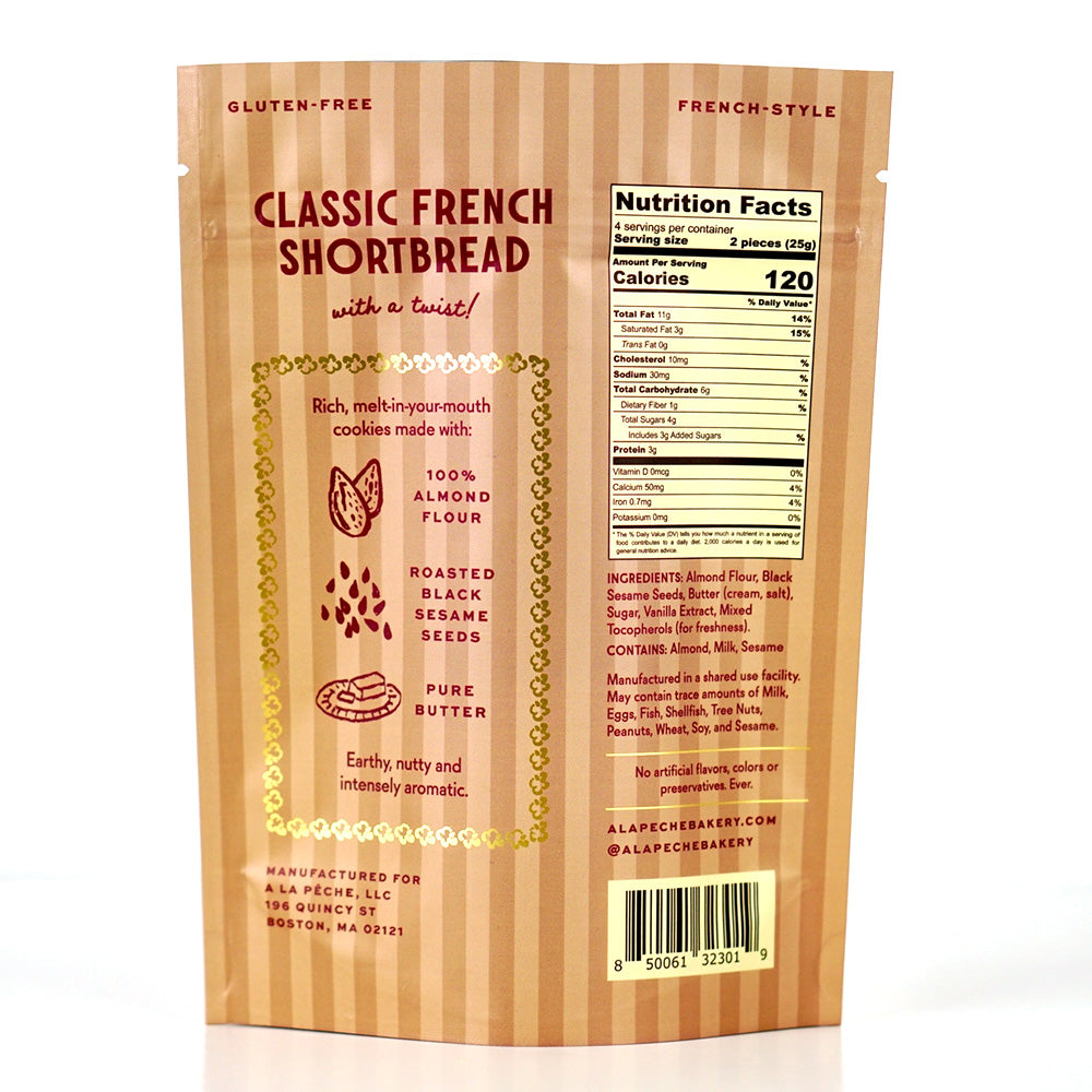 La Peche Black Sesame Sable - 3.5oz Pouch