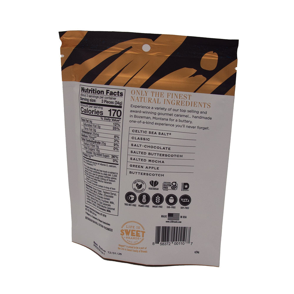 Béquet Gourmet Assorted Mix Caramels  back