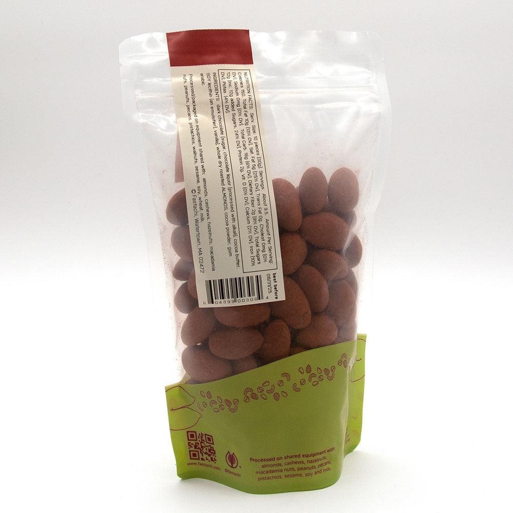 cocoa almonds pouch back 