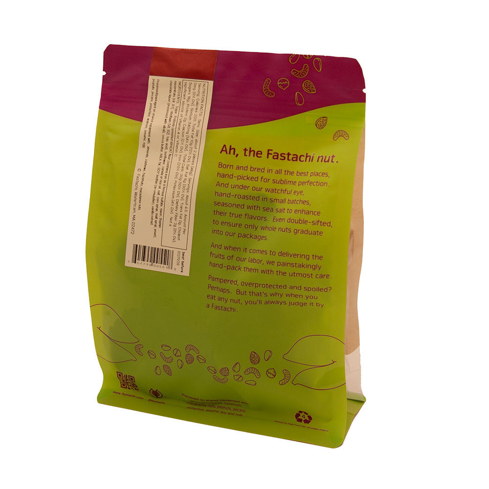 dark chocolate pretzels packaging back 