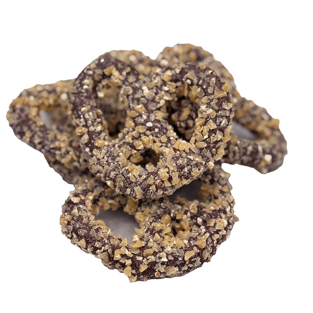 dark chocolate toffee pretzels 