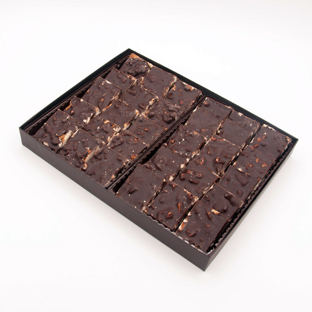 Dark Chocolate Walnut Bark Open Lg