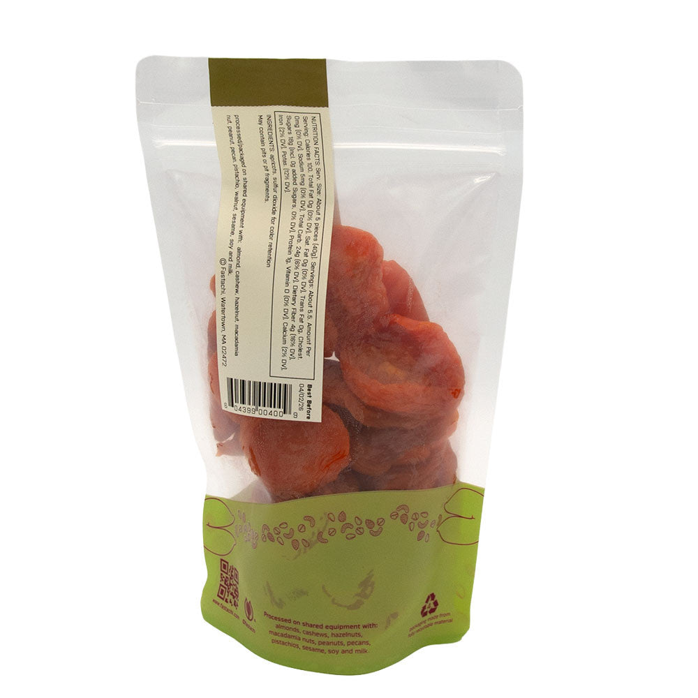 dried california apricots pouch back 