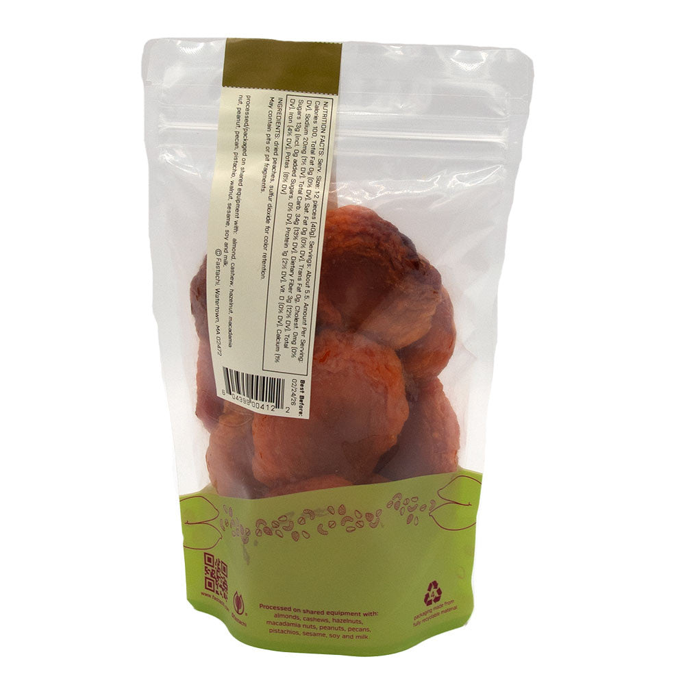 dried california peaches pouch back 