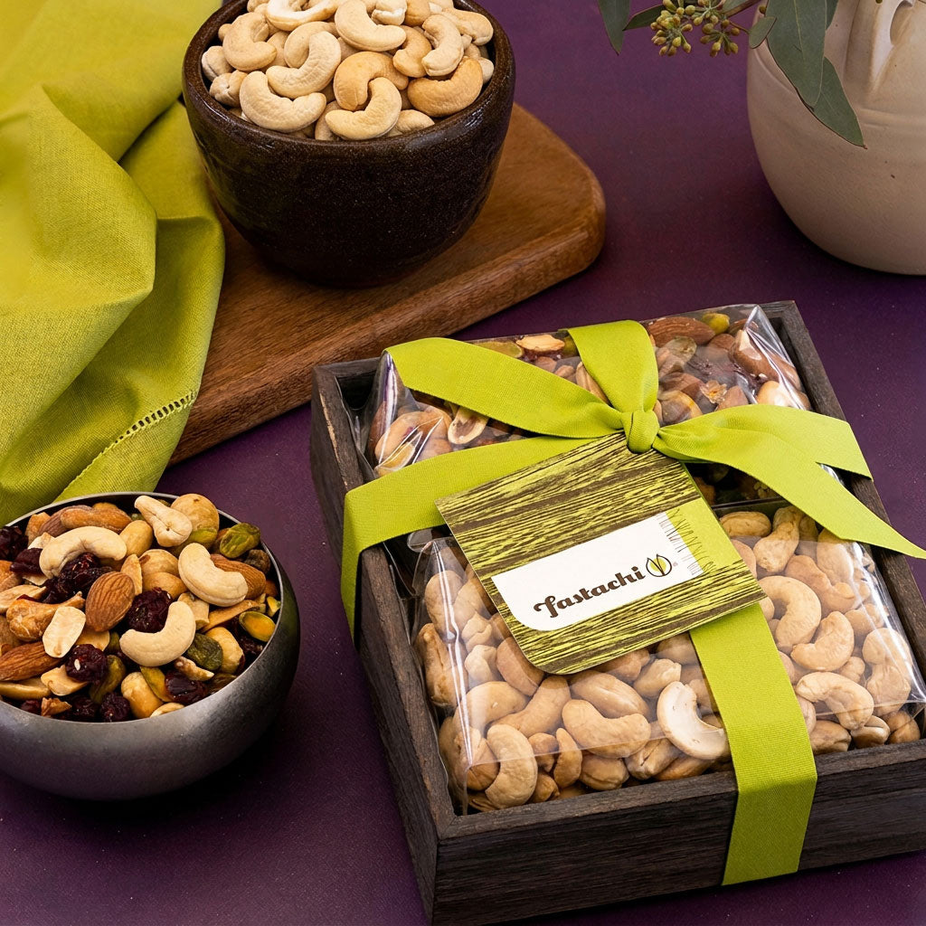 Duo Gift Tray - Cranberry Nut Mix & Salted Cashews