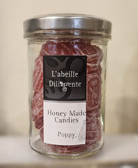 L'abeille Diligente Poppy Flavored Honey Made Hard Candy