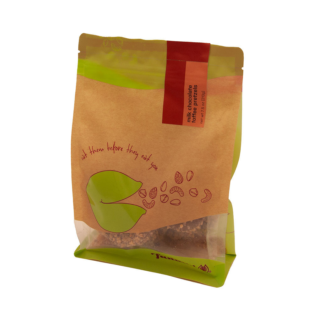 Milk Chocolate Toffee Pretzels - 7.5oz Bag