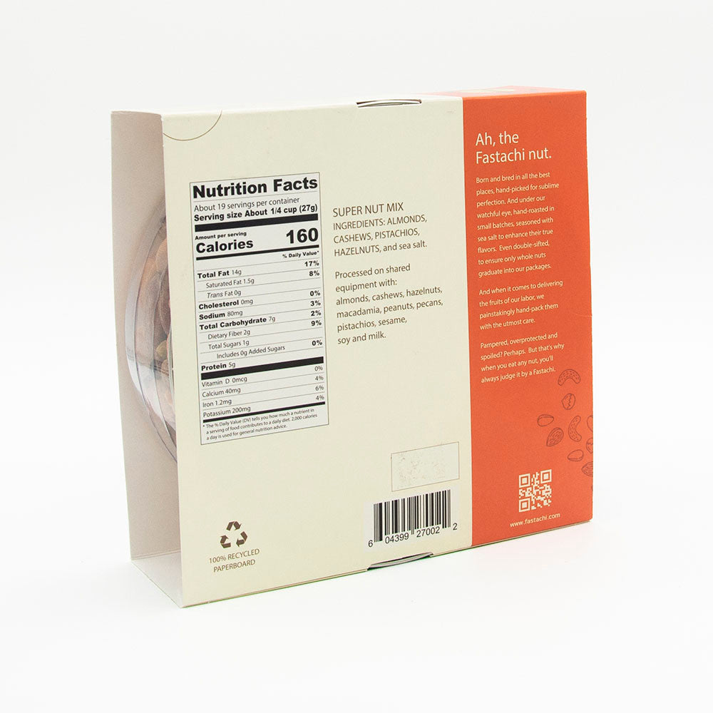 salted nuts gift box nutrition facts 