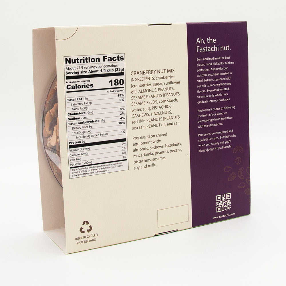 Fancy Free Frolic Gift Box - Cranberry Nut Mix