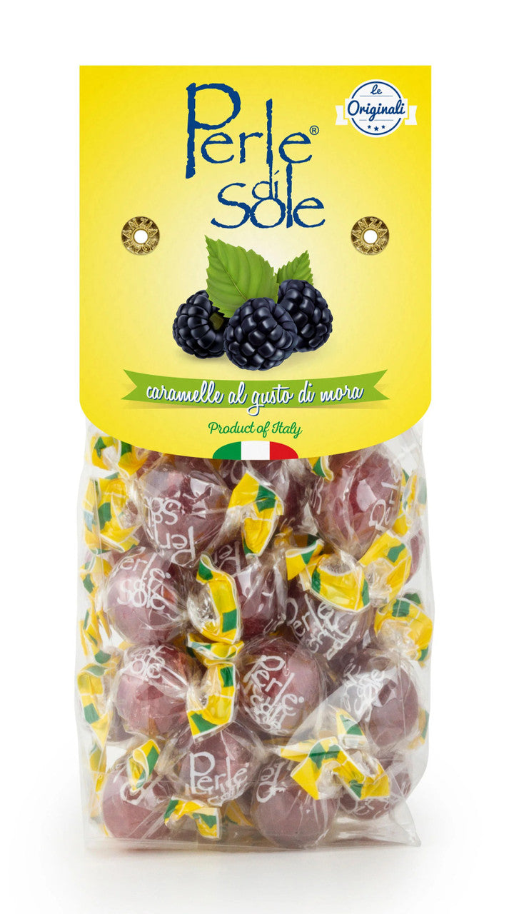 Perle di Sole Blackberry Drops with a Tart Fizzy Filling Bag