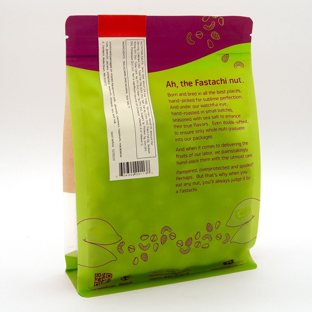Salted Macadamia Bag Back