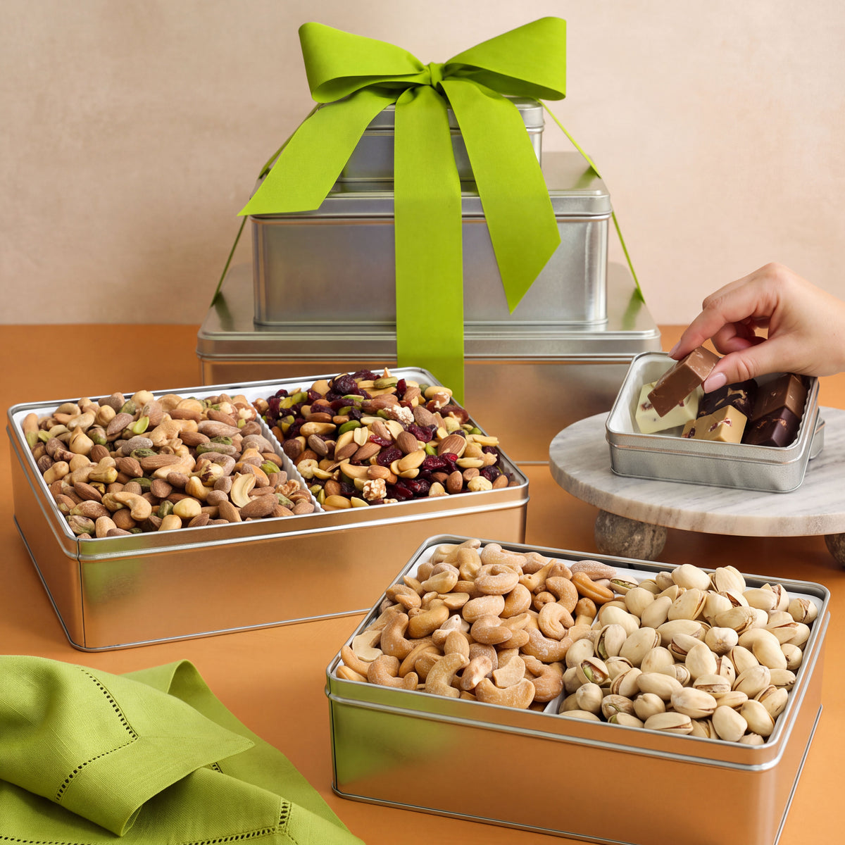 The Curated Trio Gift Tower