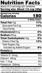 Nut Passion Medium Chocolate Nut Mix Nutrition Facts