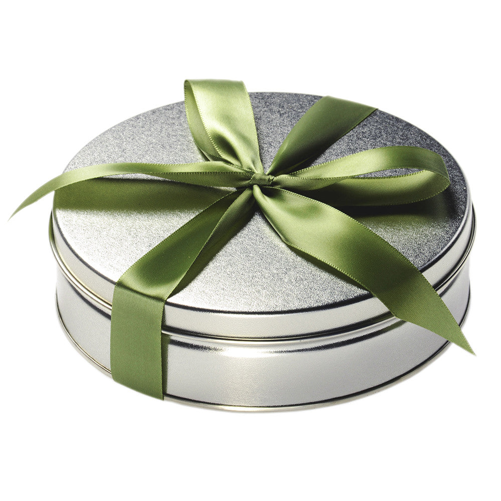 Nut Gift Tin Small Bow