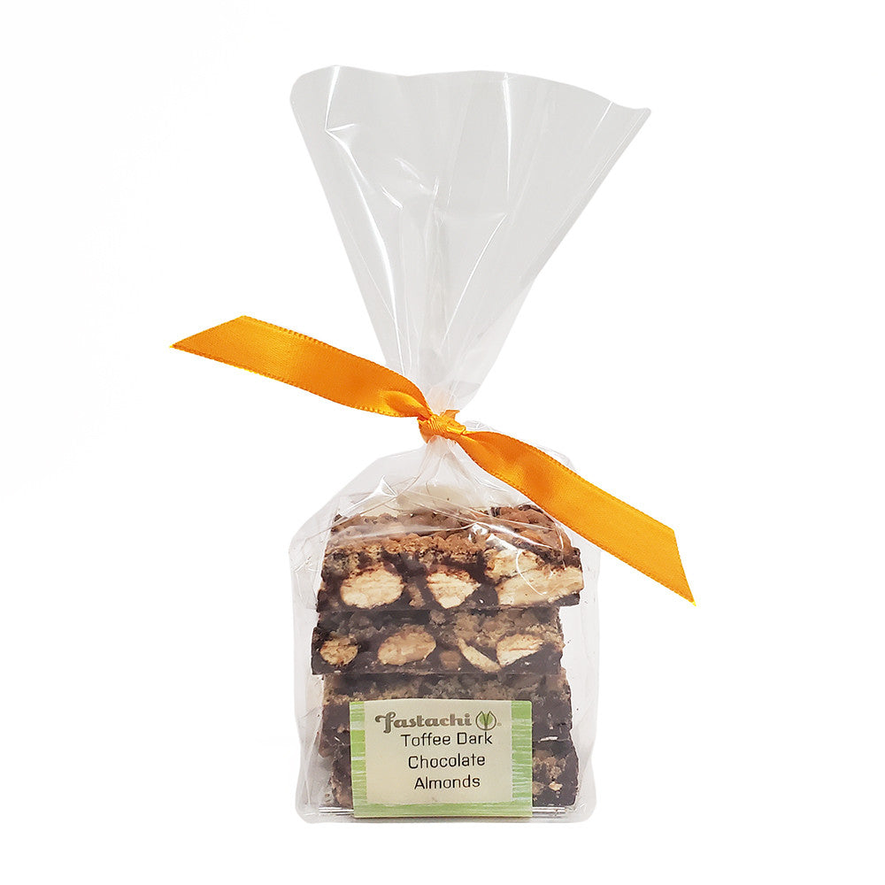Toffee Dark Chocolate Almond Bark Small Gift Bag