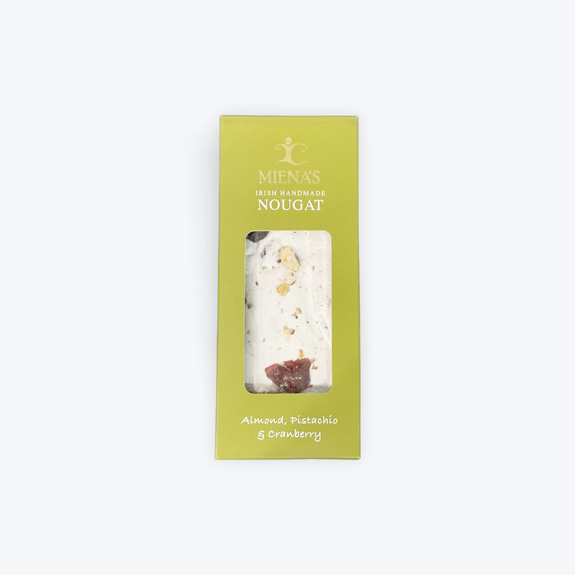 Miena's Cranberry Pistachio Almond Irish Nougat - 120g Bar