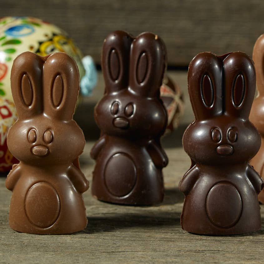 Dean's Sweets Solid Mini Chocolate Bunnies
