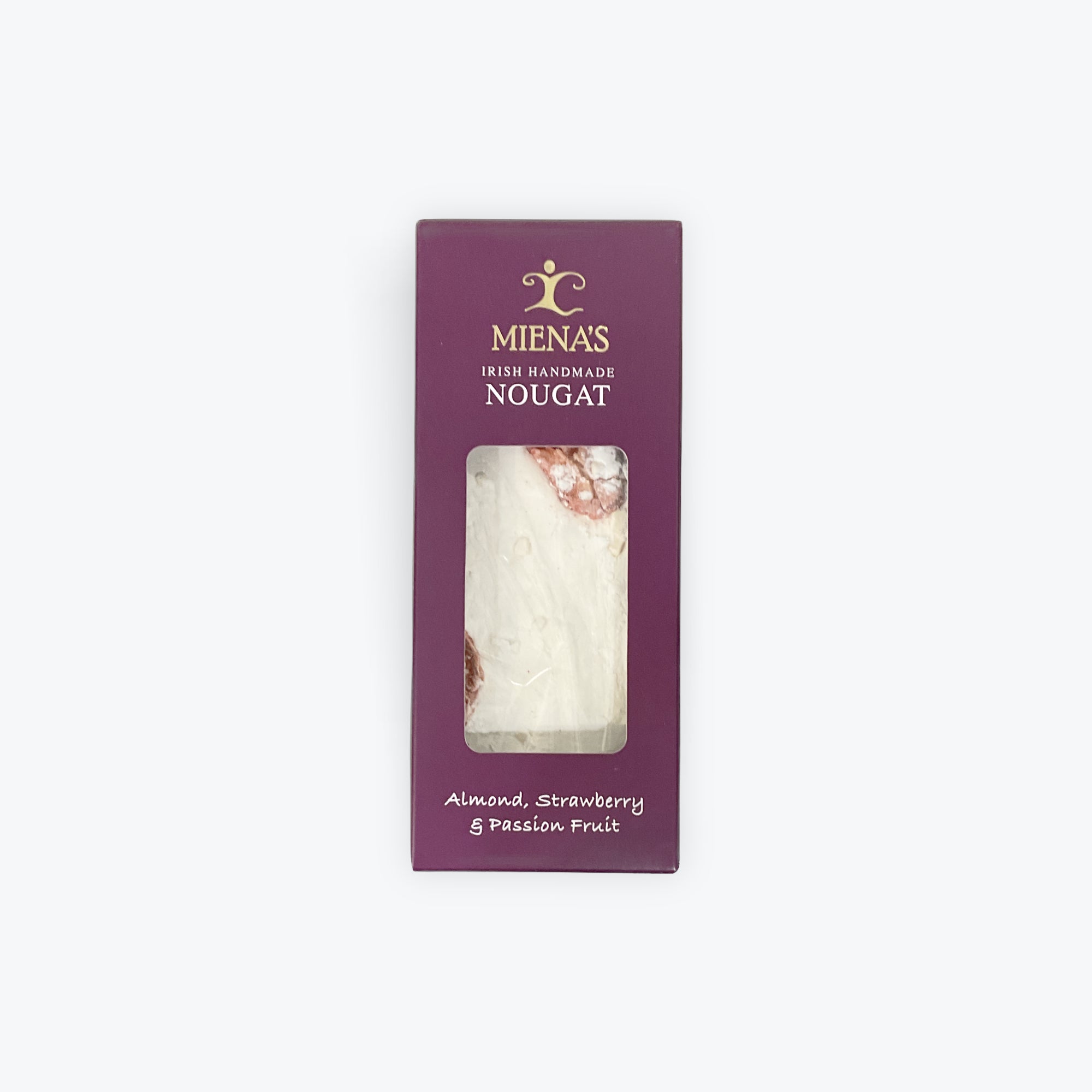 Miena's Strawberry Passionfruit Almond Irish Nougat - 100g Bar