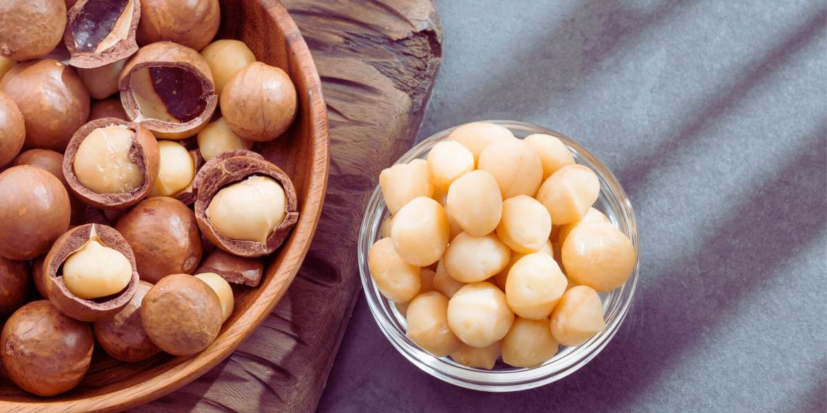 bowl with macadamia nuts