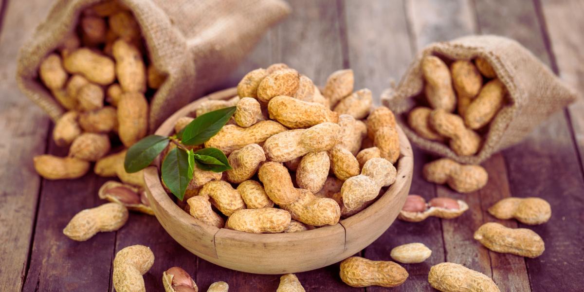 peanuts in a bowl